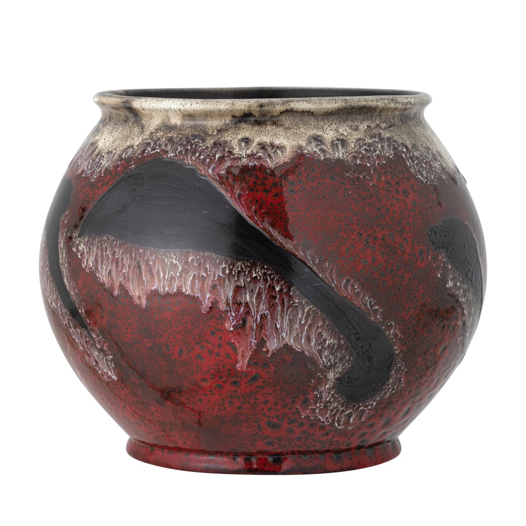 82060114 - Souha Flowerpot, Multi, Stoneware STOCK: 10