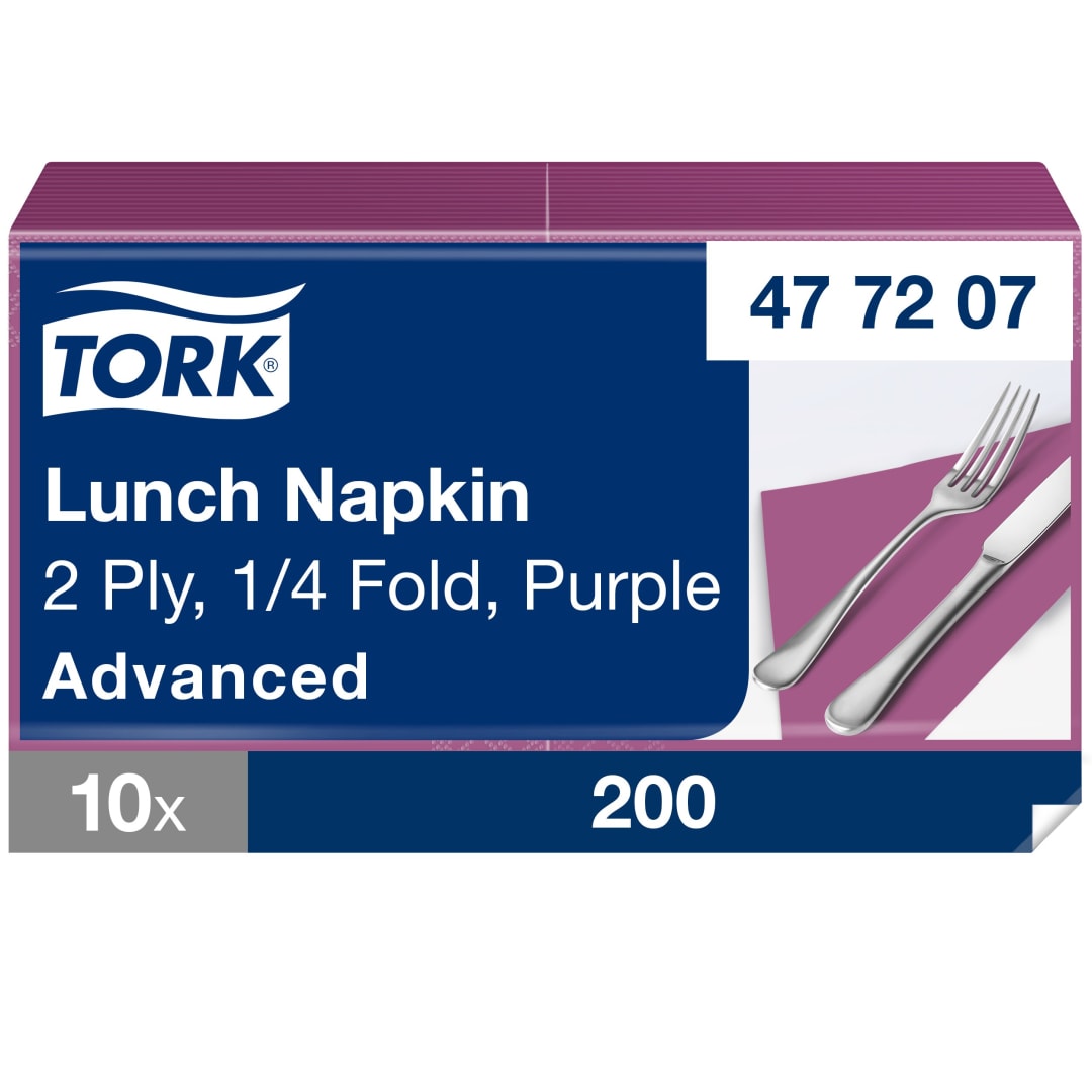 Tork Purple Lunch Napkin