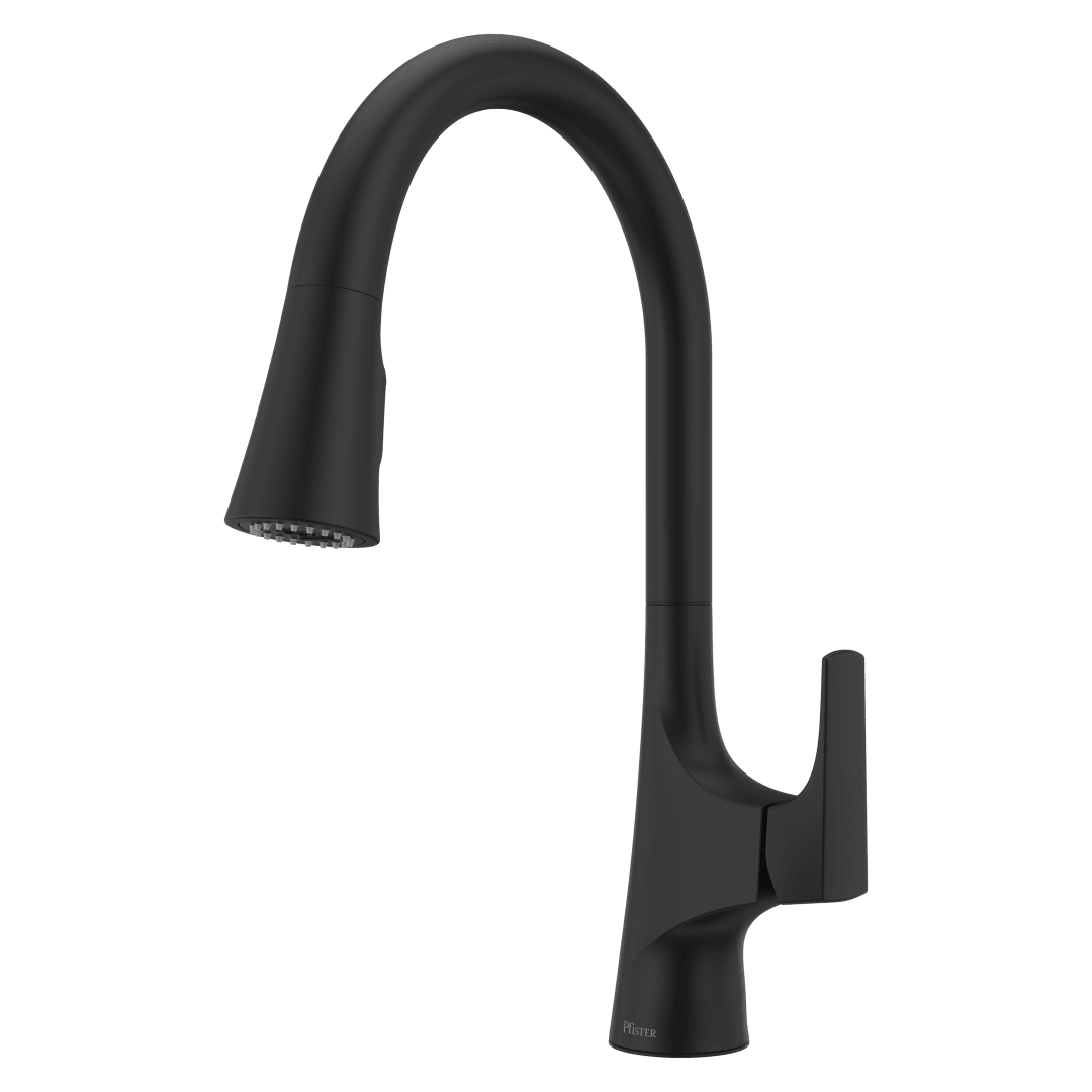 Norden 1-Handle Pull-Down Kitchen Faucet in Matte Black
