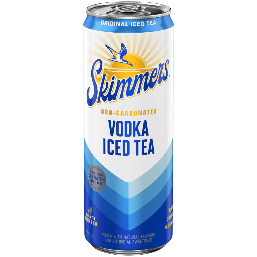 Skimmers Non-Carbonated Original Vodka Iced Tea 12 fl oz