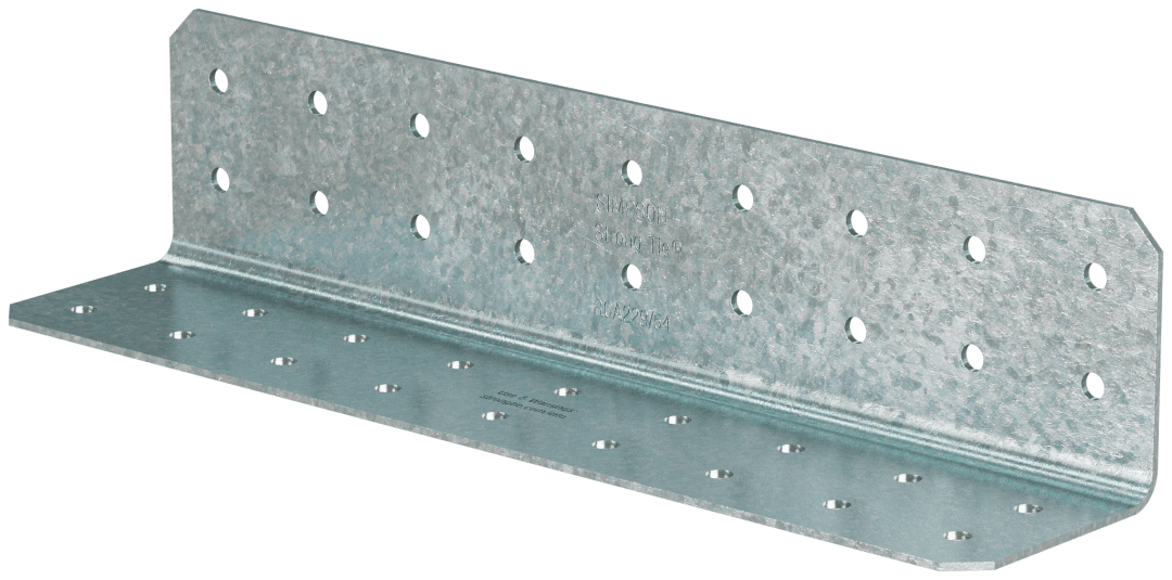 Simpson Strong-Tie RCA229/54-R50 RCA 2 in. x 2 in. x 9 in. 16-Gauge Galvanized Rigid Connector Angle (50-Qty) (Pack of 40)