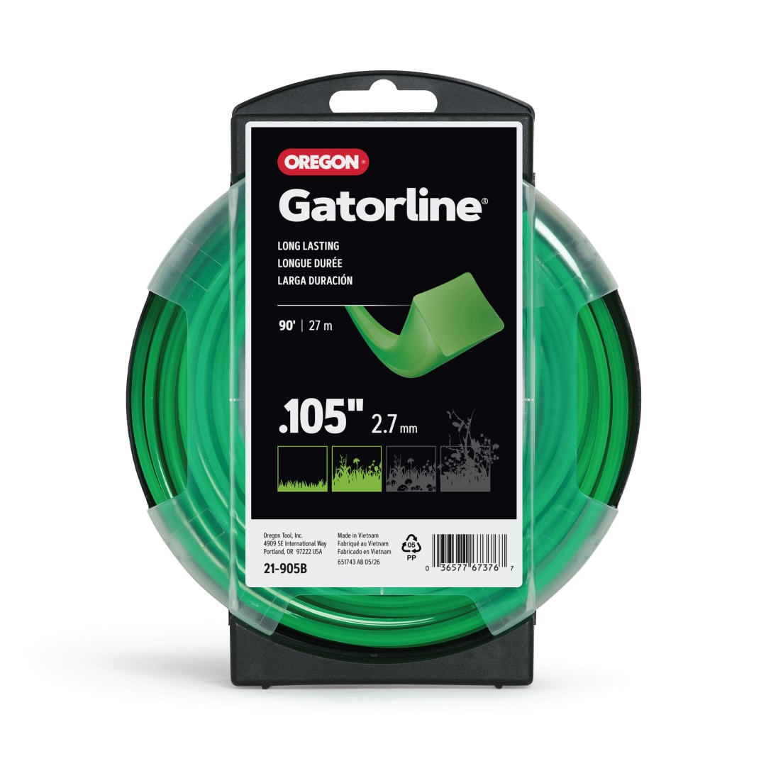 Oregon Gatorline Square Trimmer Line, .105 in. by 90 FT