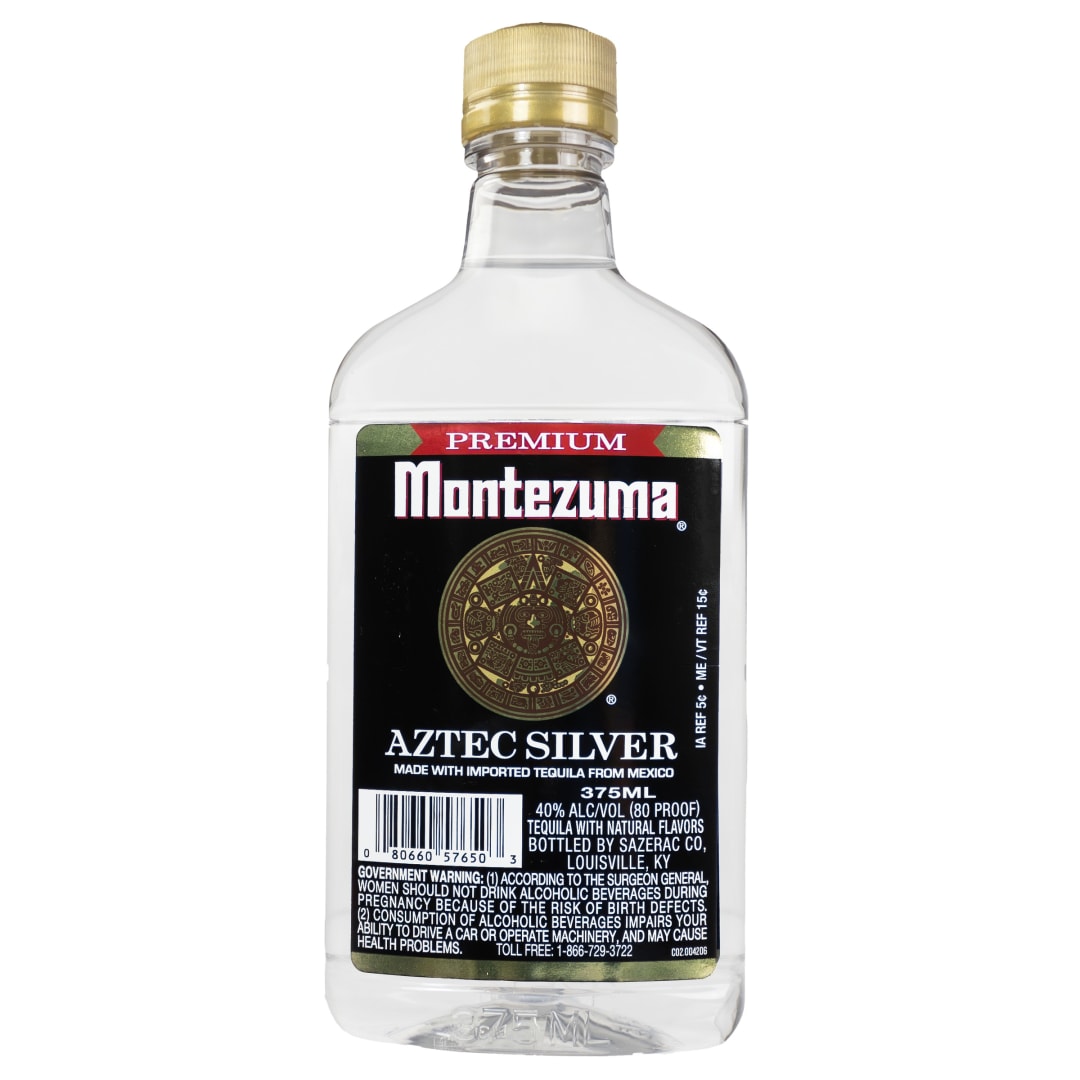 Montezuma White Tequila 375ml 80 Proof