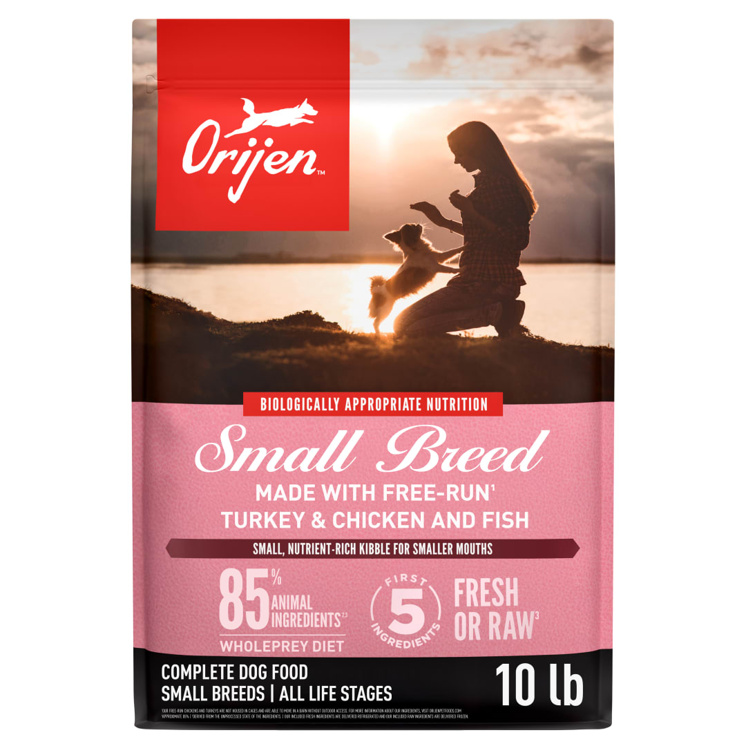 ORIJEN Grain Free High Protein Dry Dog Food Small Breed Recipe