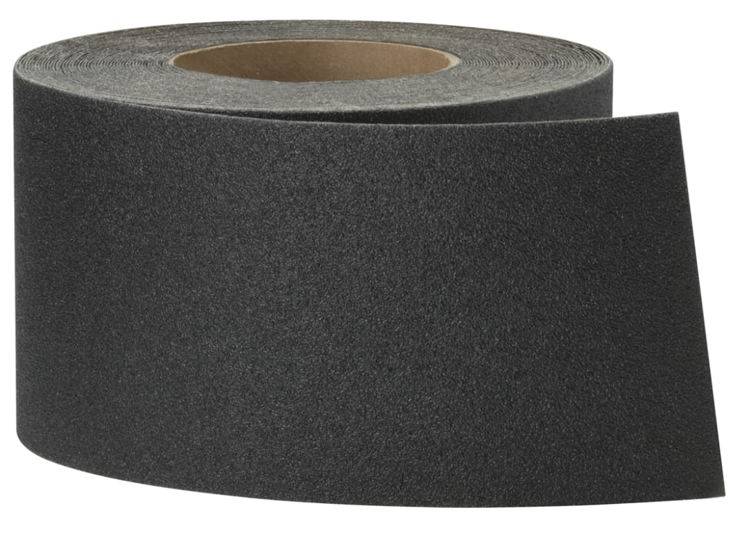 3M™ Extra Starker Anti-Rutschbelag, Schwarz, 100 mm x 20 m, 6 Rollen