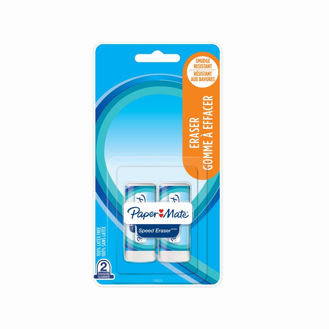 Paper Mate® Speed Erasers, 2 Count