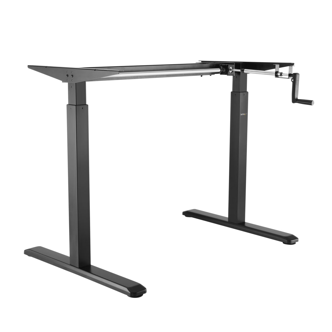 Crank Adjustable Sit-Stand Desk Frame