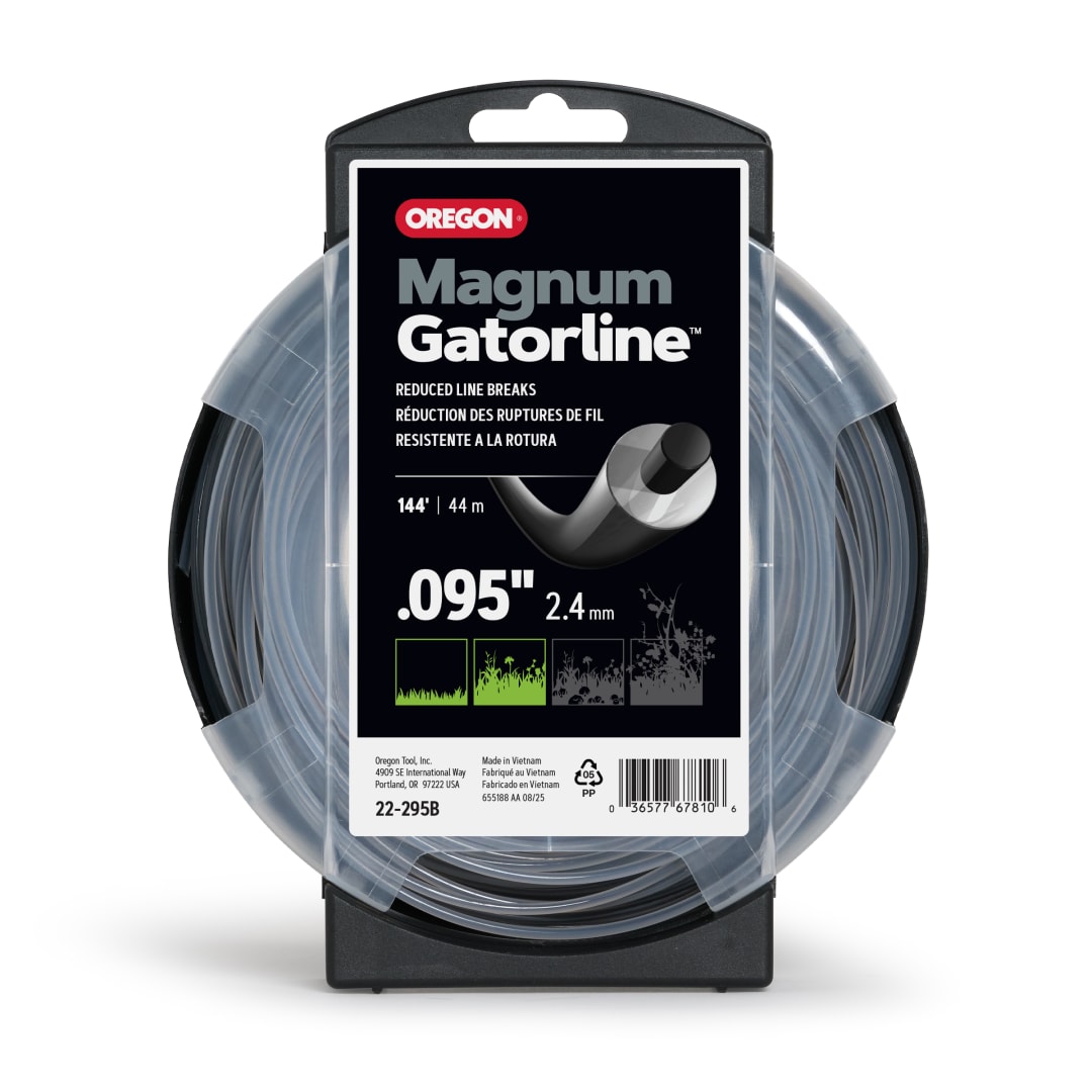 Oregon Magnum Gatorline Round Trimmer line, 0.095in, 144ft Donut
