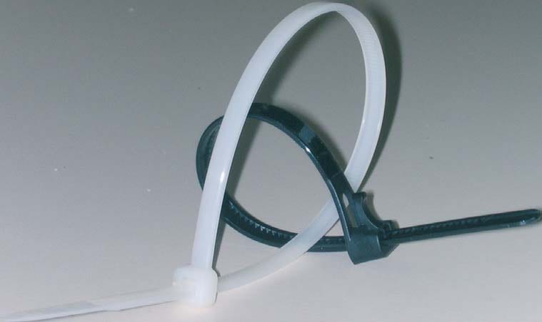 3M™ Scotchflex™ Kablo Bağı, FS 380 CW-C, Siyah, 380 mm x 4.5 mm