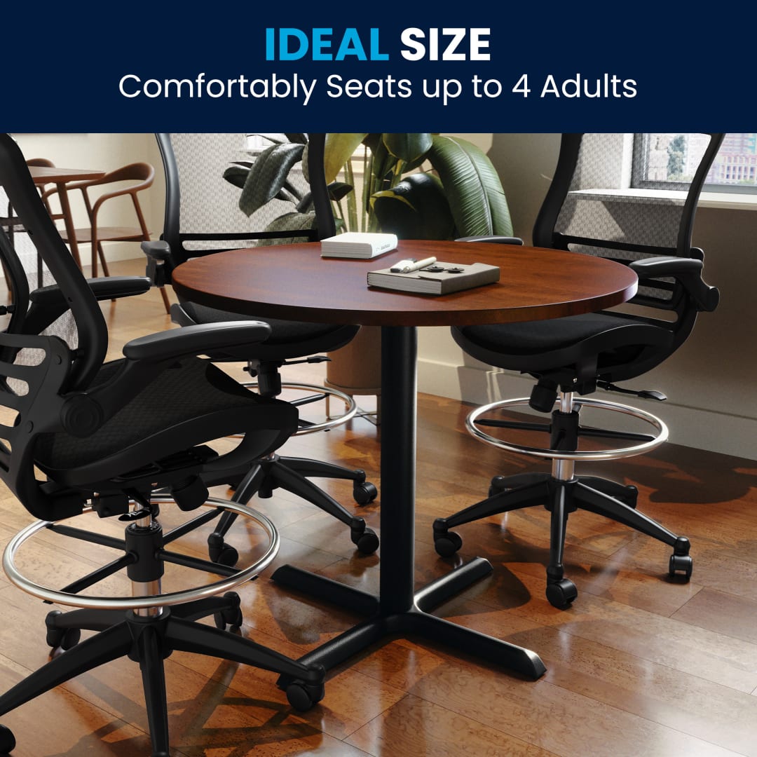 Chapman 36" Round Multi-Purpose Conference Table in Cherry