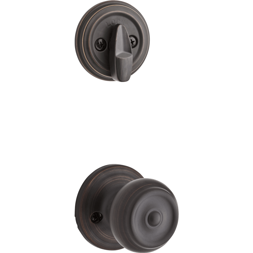 966 Single Cylinder Interior Pack w/Phoenix Knob for Signature Series Handlesets in Venetian Bronze