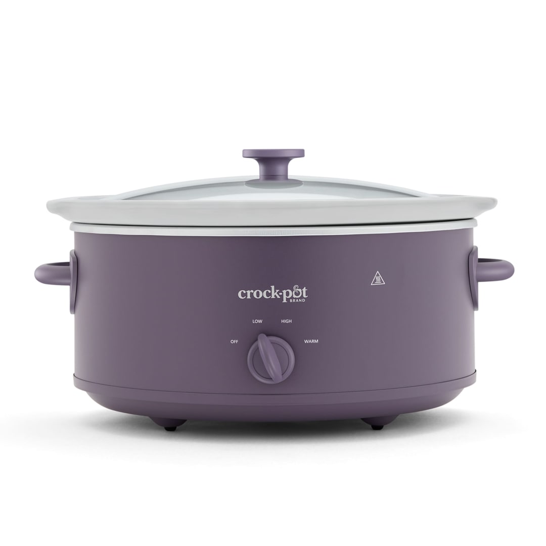 Crock-Pot® Design Series 7-Quart Manual Slow Cooker, Purple Potato