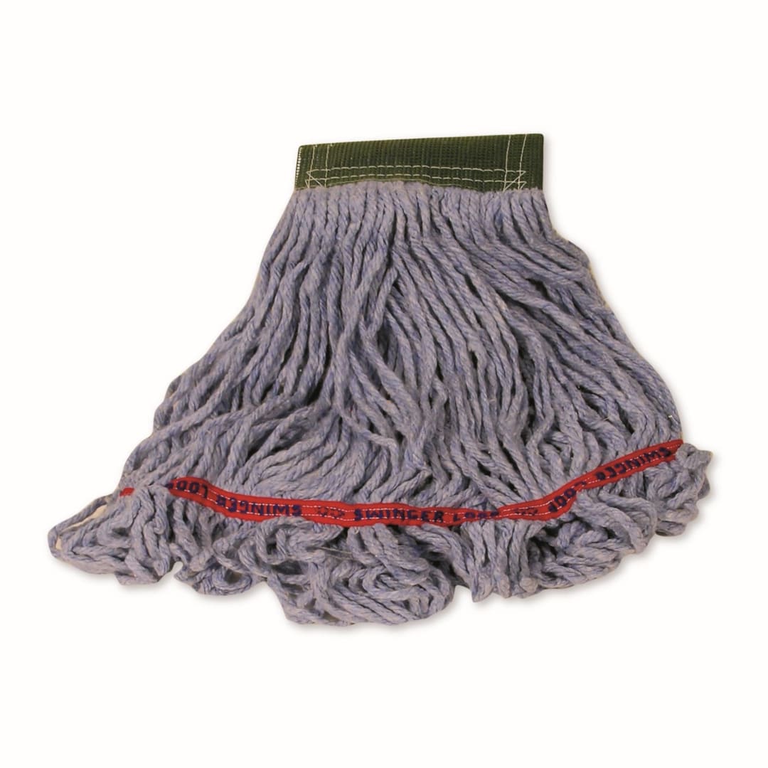 20 OZ Swinger Loop® Blend Wet Mop, 5" Headband, Blue