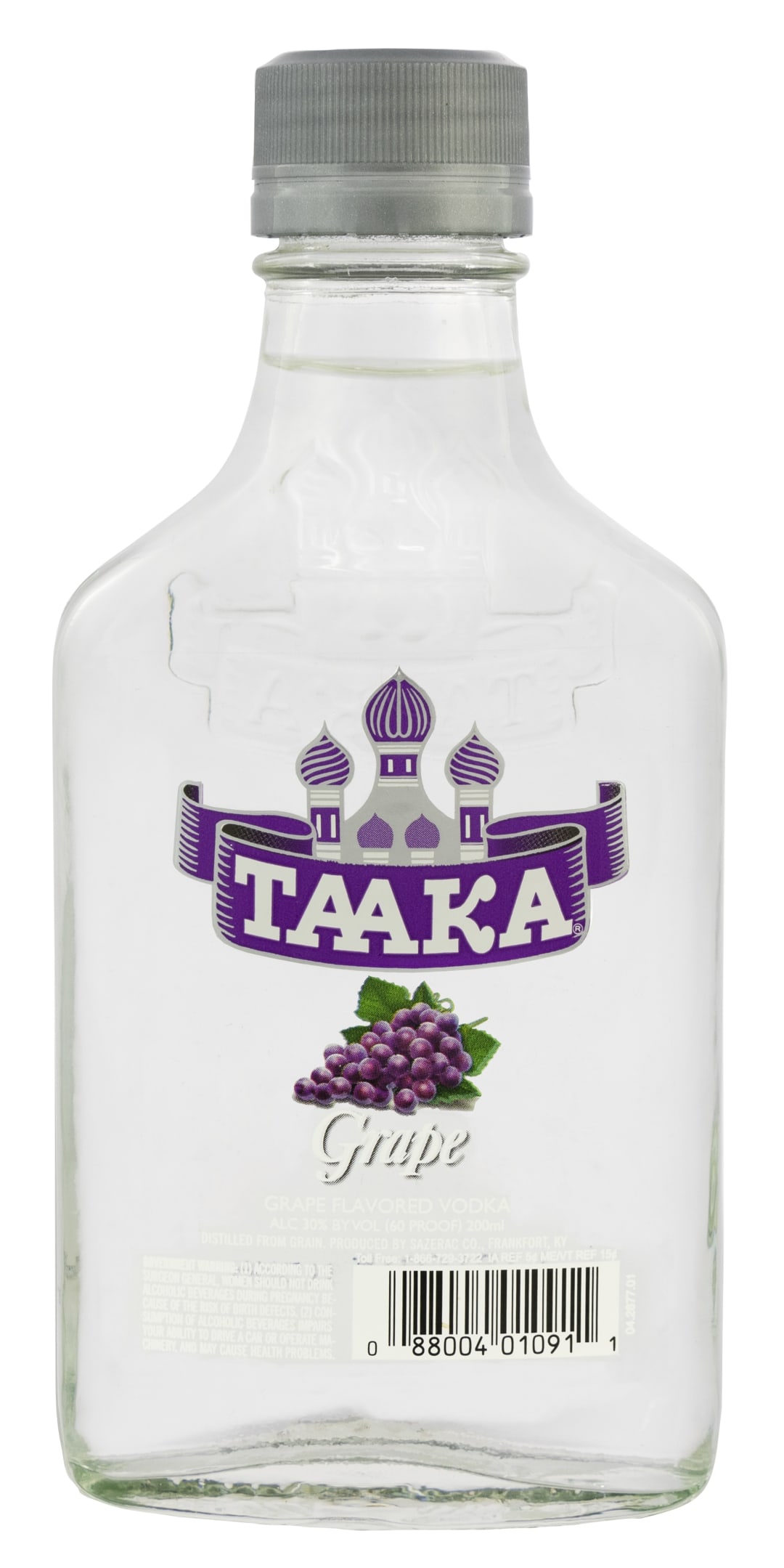 Taaka Grape Vodka 200ml 60 Proof