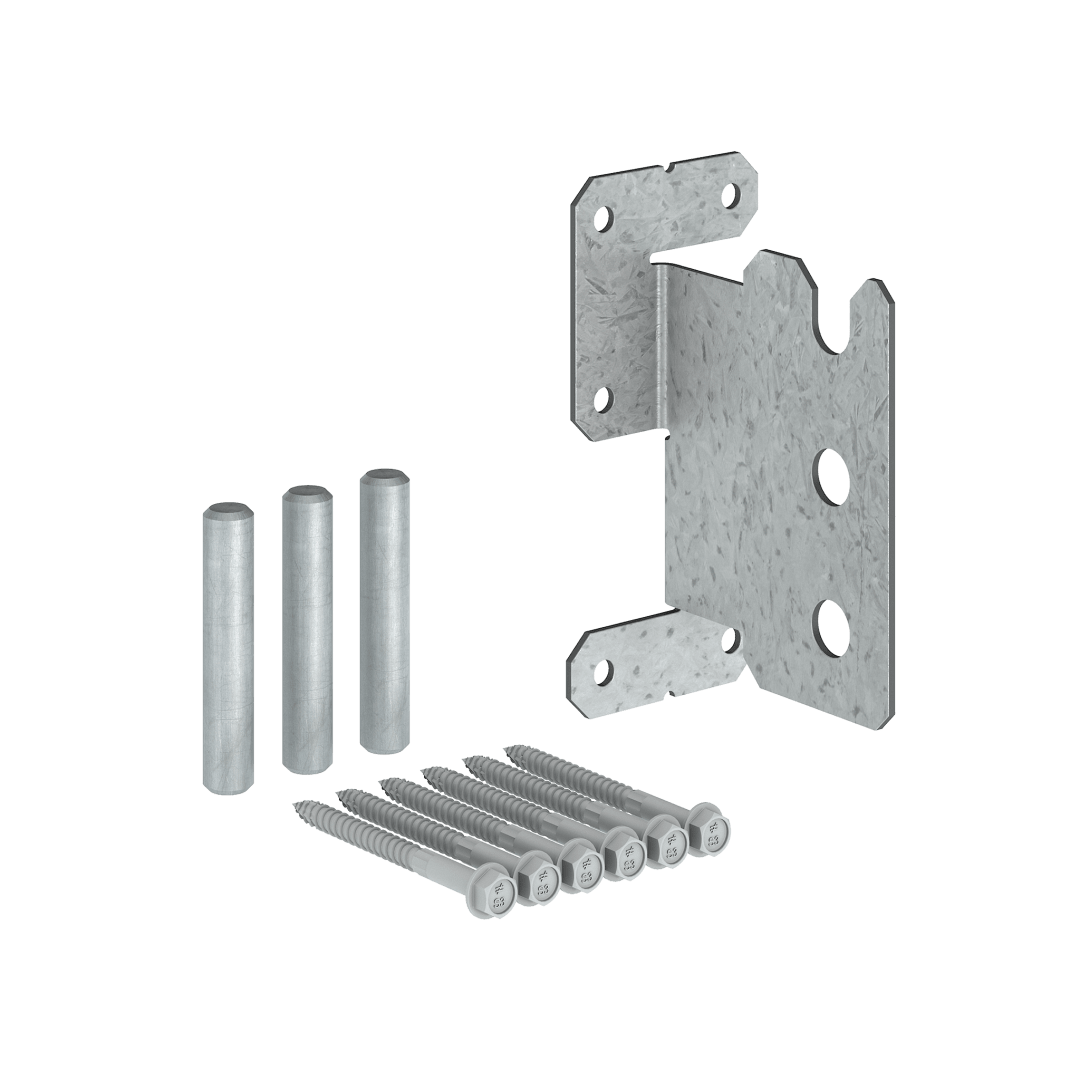 Simpson Strong-Tie CJT3ZS CJTZ® 12-Gauge ZMAX® Galvanized Concealed Joist Tie with (3) Short Pins