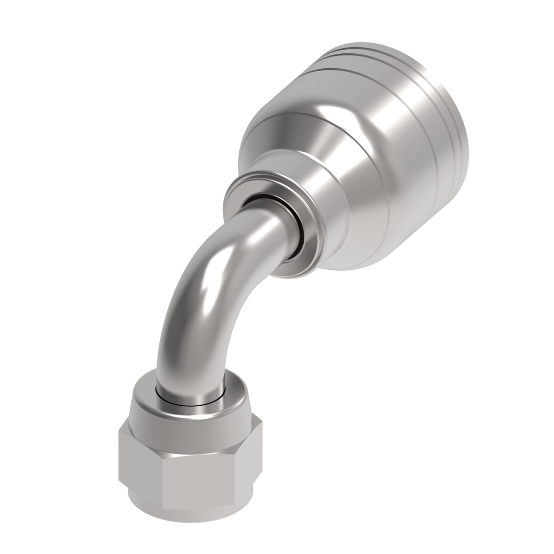Aeroquip 3/8 FJIC 90d X 3/8 Hydraulic Hose Fitting