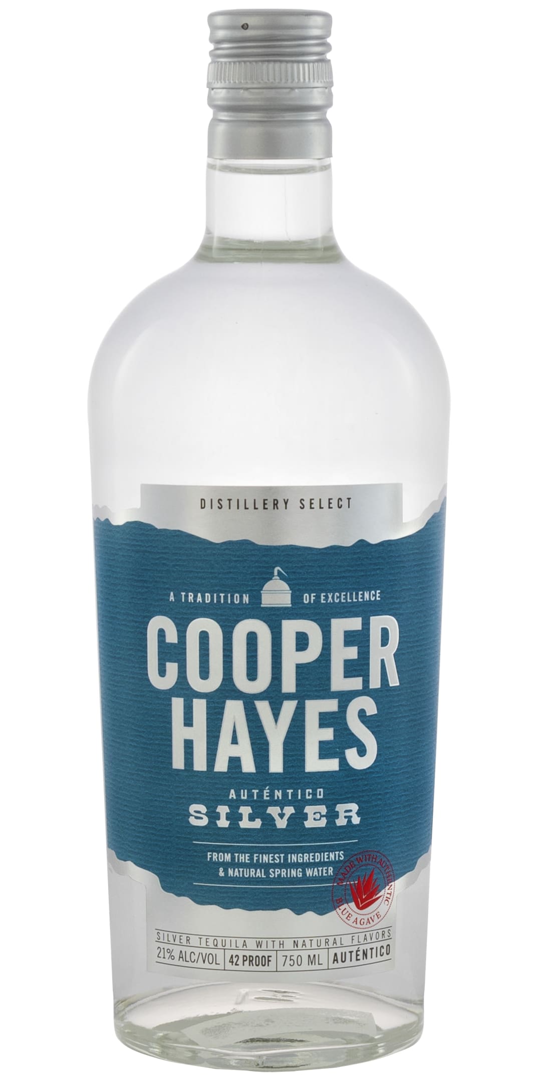 Cooper Hayes Silver Tequila 750ml 42 Proof
