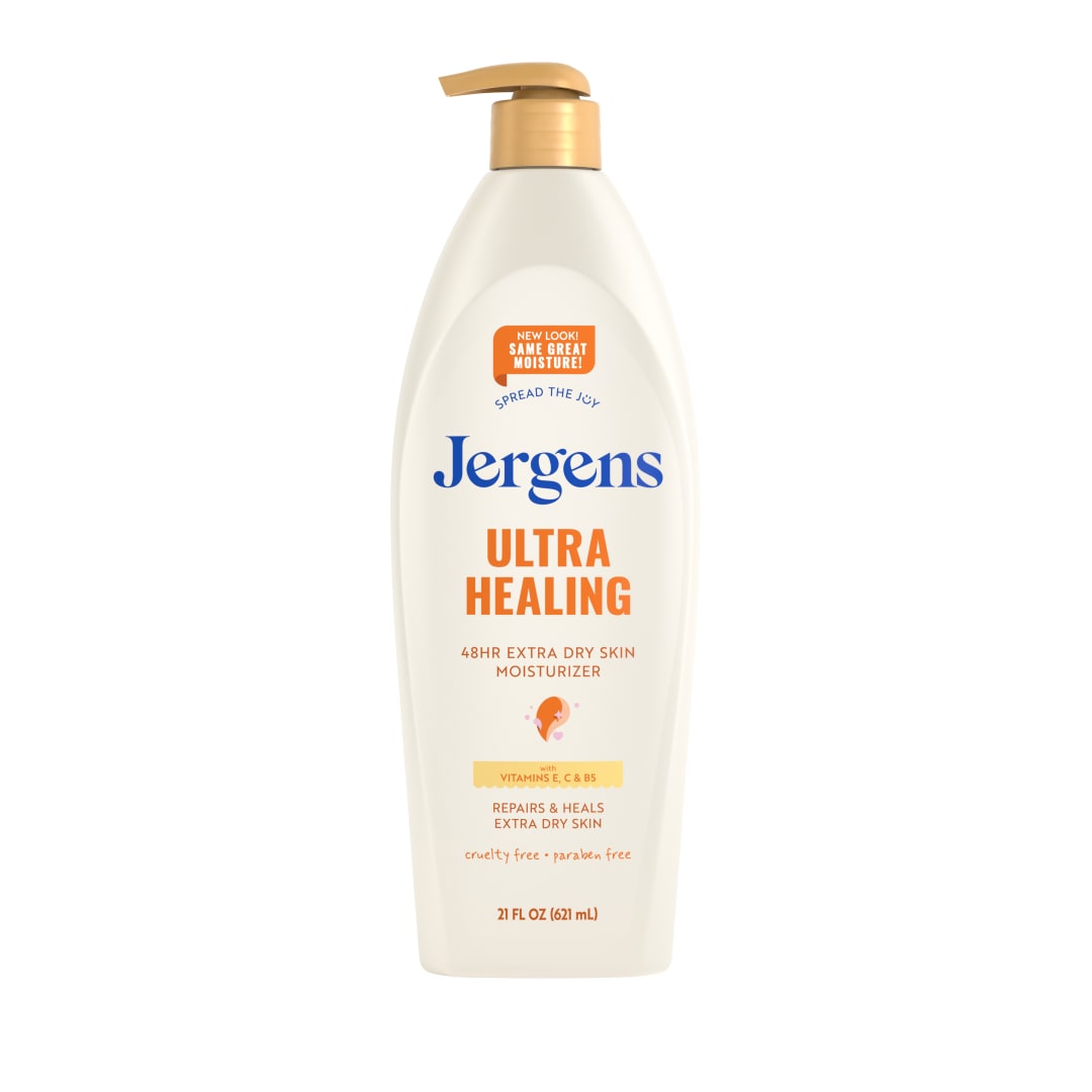 Jergens Ultra Healing Body Lotion, Moisturizer for Dry Skin, 21 fl oz