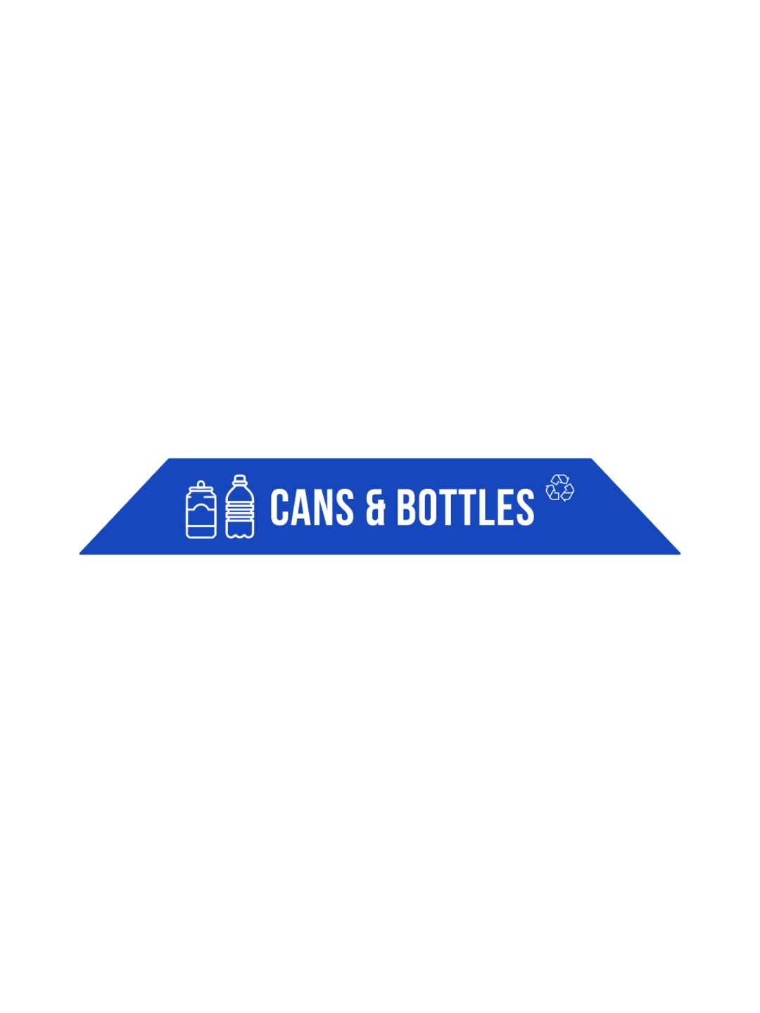  FUSION - Label - Top-Load - Cans & Bottles - Blue