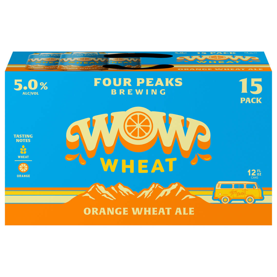 Four Peaks Wow Wheat 15x12oz Can Pack CARRIER