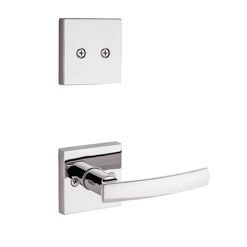 Sydney Square Interior Pack Lever in Polished Chrome