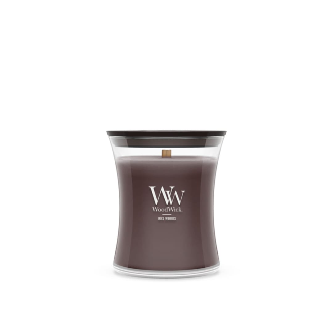 Woodwick Iris Woods Medium Hourglass Candle