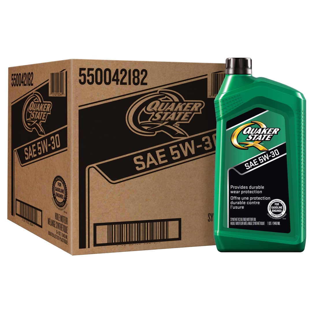 Quaker State 5W-30 Gasoline Engine Oil, 0.946 Litre (Case of 6)