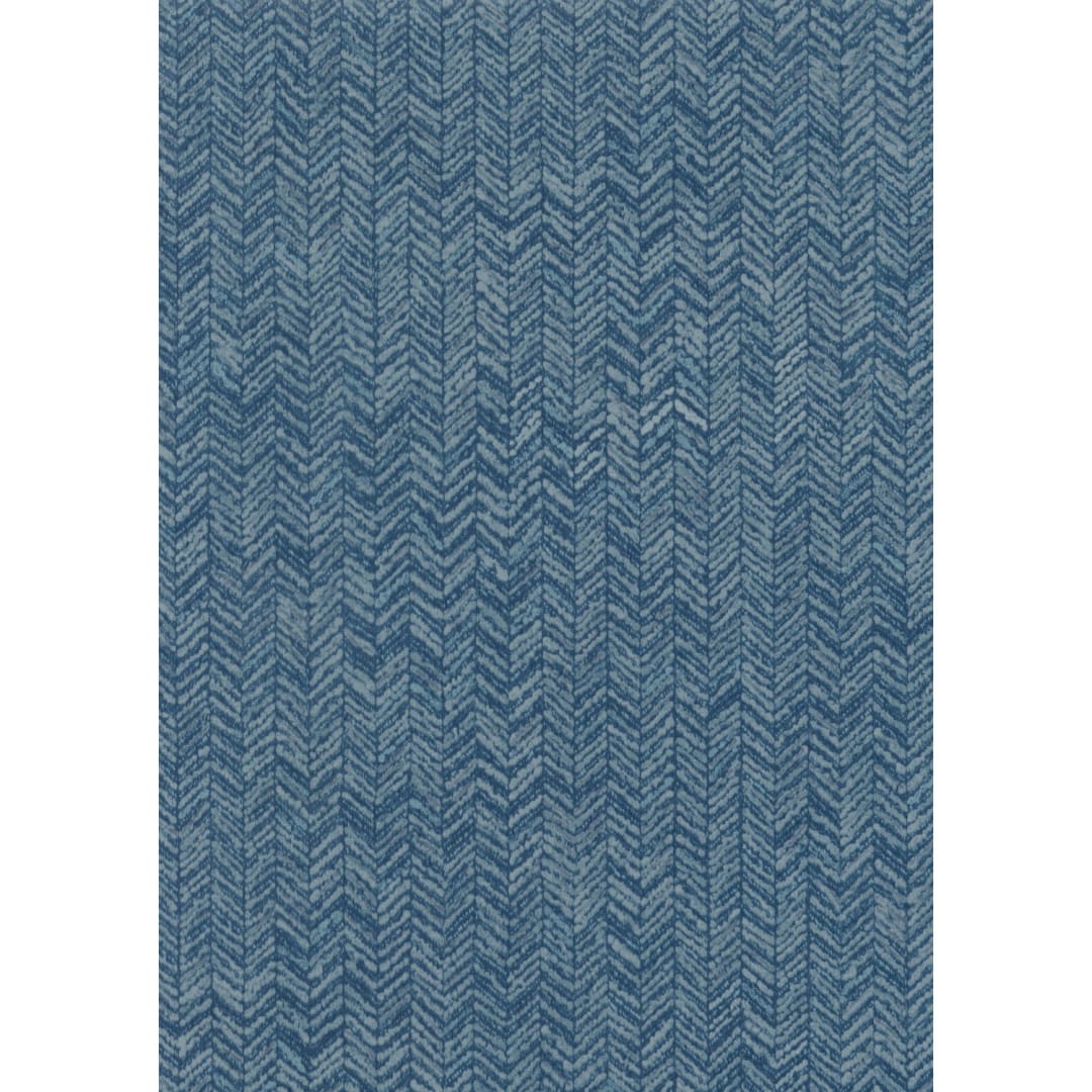 Fabric Chevron Teal Wallpaper