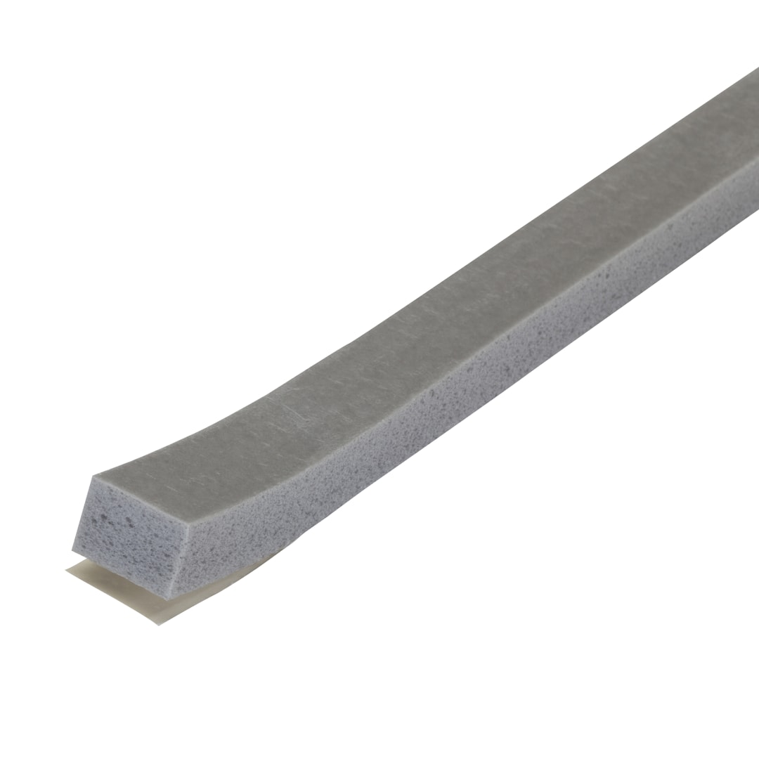 02295 - 3/8 in. x 1/2 in. x 10 ft. Gray Foam Window Seal for Large Gaps