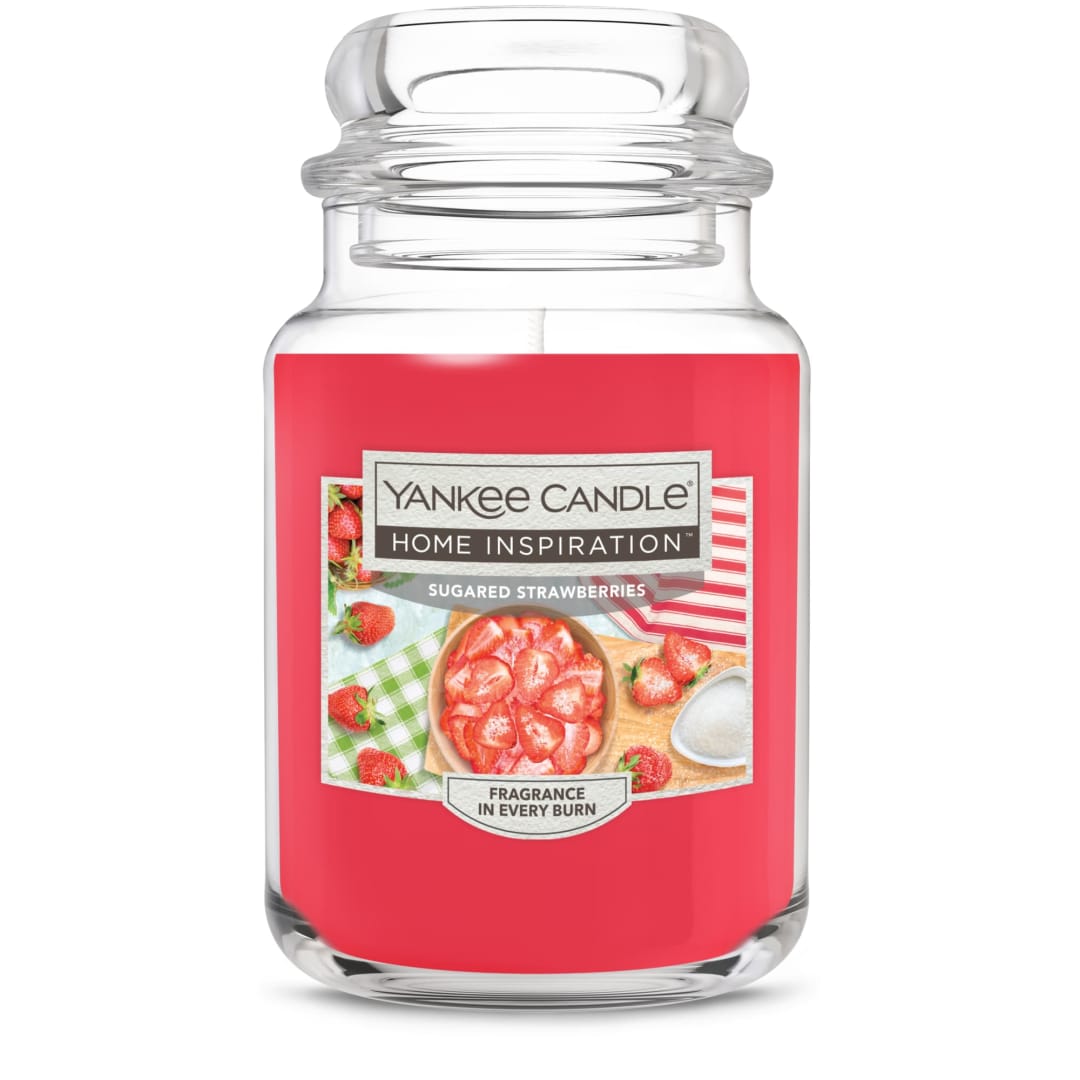 Yankee Candle Home Inspiration Sugared Strawberries Large Jar Candle