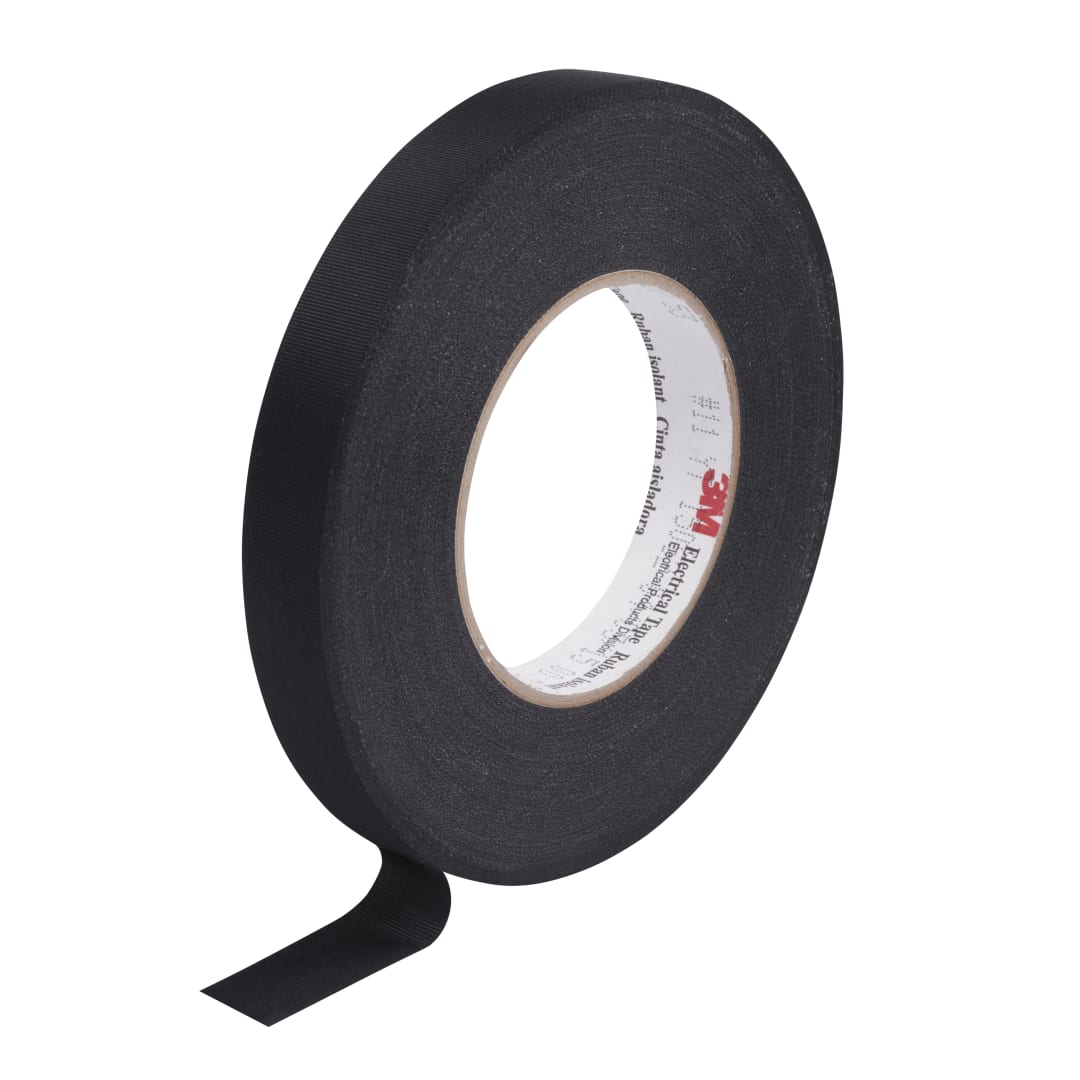 3M™ Asetat Kumaş Elektrik Bandı 11, Siyah, 20 mm x 66 m
