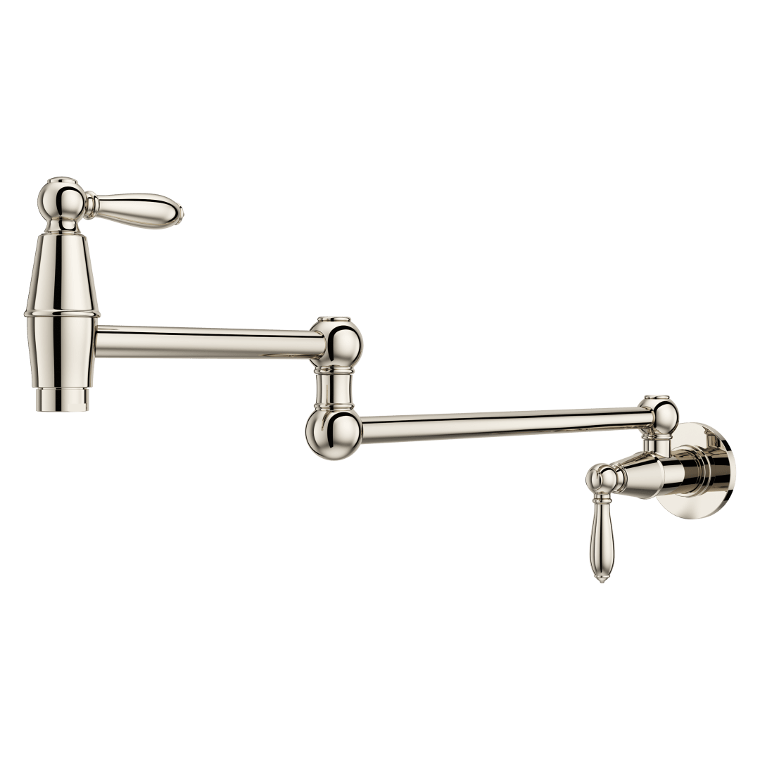 Port Haven Pot Filler Faucet in Polished Nickel