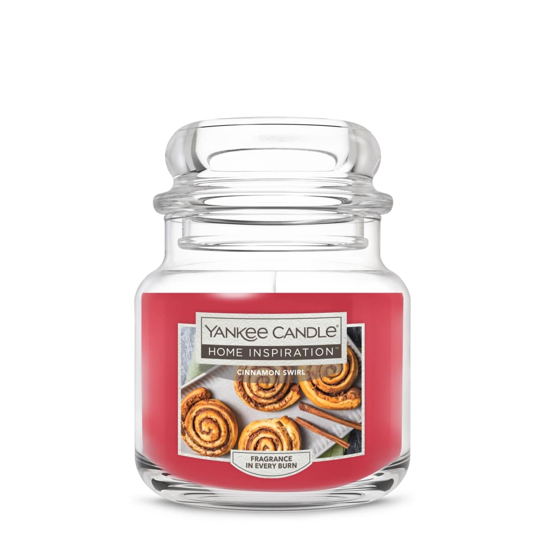Yankee Candle Home Inspiration Cinnamon Swirl Medium Jar Candle