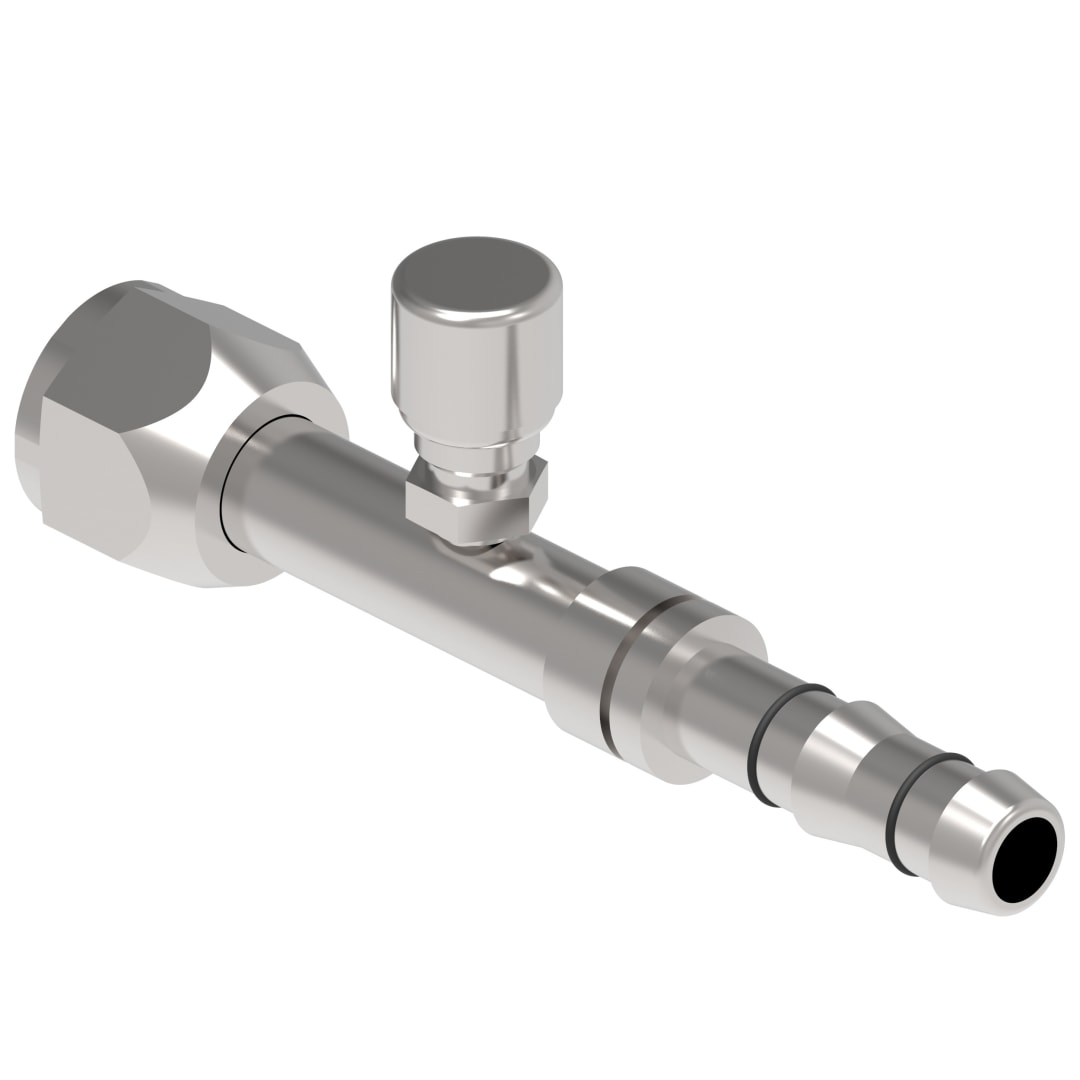 Aeroquip Female Long Pilot Straight With 7/16-20 Switch Port (FJ3162-1212S)