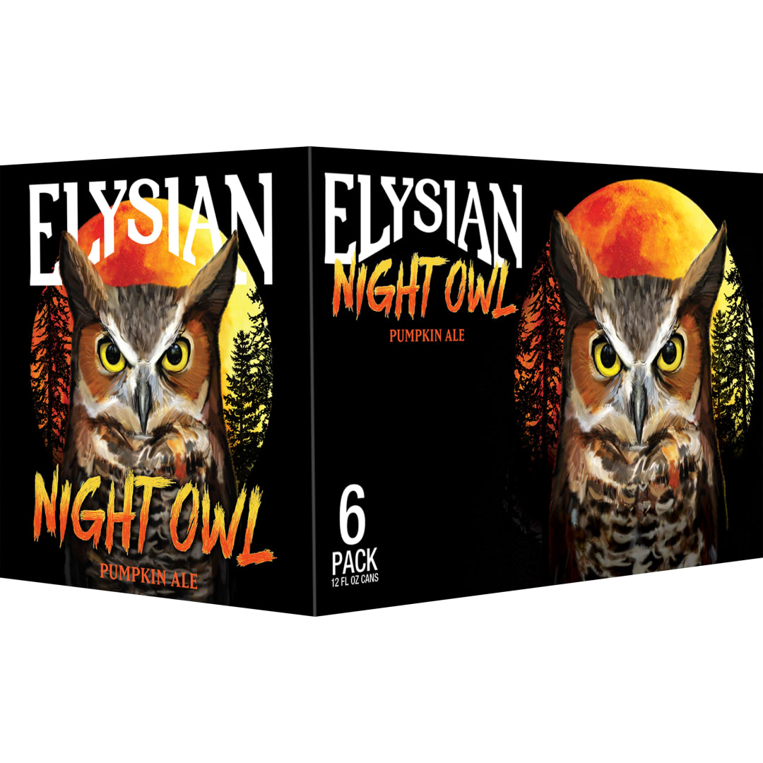 Elysian Brewing Night Owl Pumpkin Ale, 24 Pack, 12 oz. Bottles