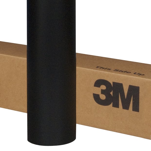 3M™ Scotchcal™ ElectroCut™ Farbfolie 7125-22, Matte Black, 1220 mm x 45,72 m