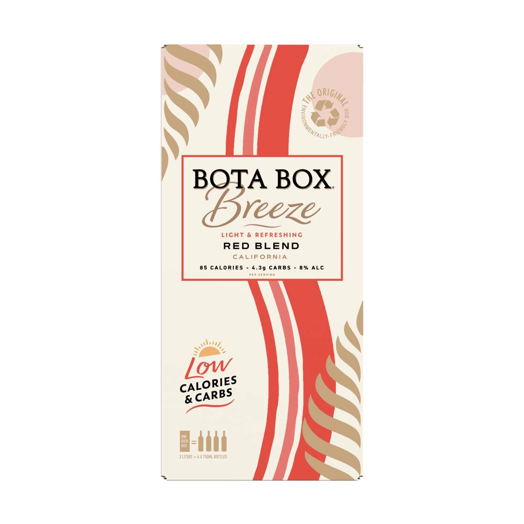Bota Box Breeze Red Blend Wine, 3 L (Equals 4 x 750mL Glass Bottles), 8% ABV