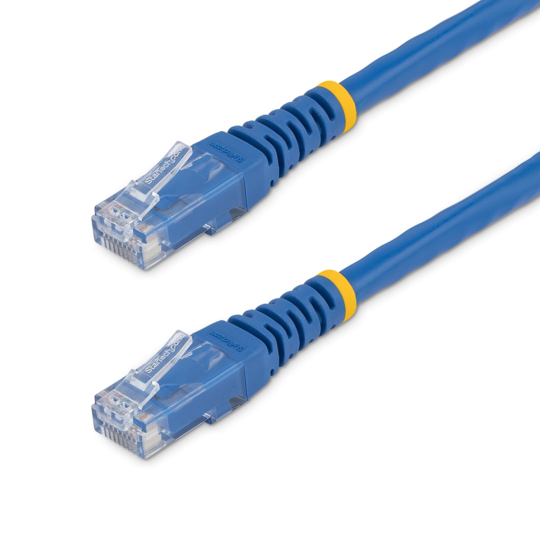 9 ft Blue Molded Cat6 UTP Patch Cable