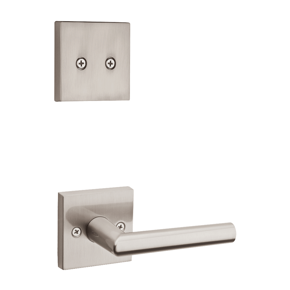 Milan Interior Pack with Interior Lever in Satin Nickel