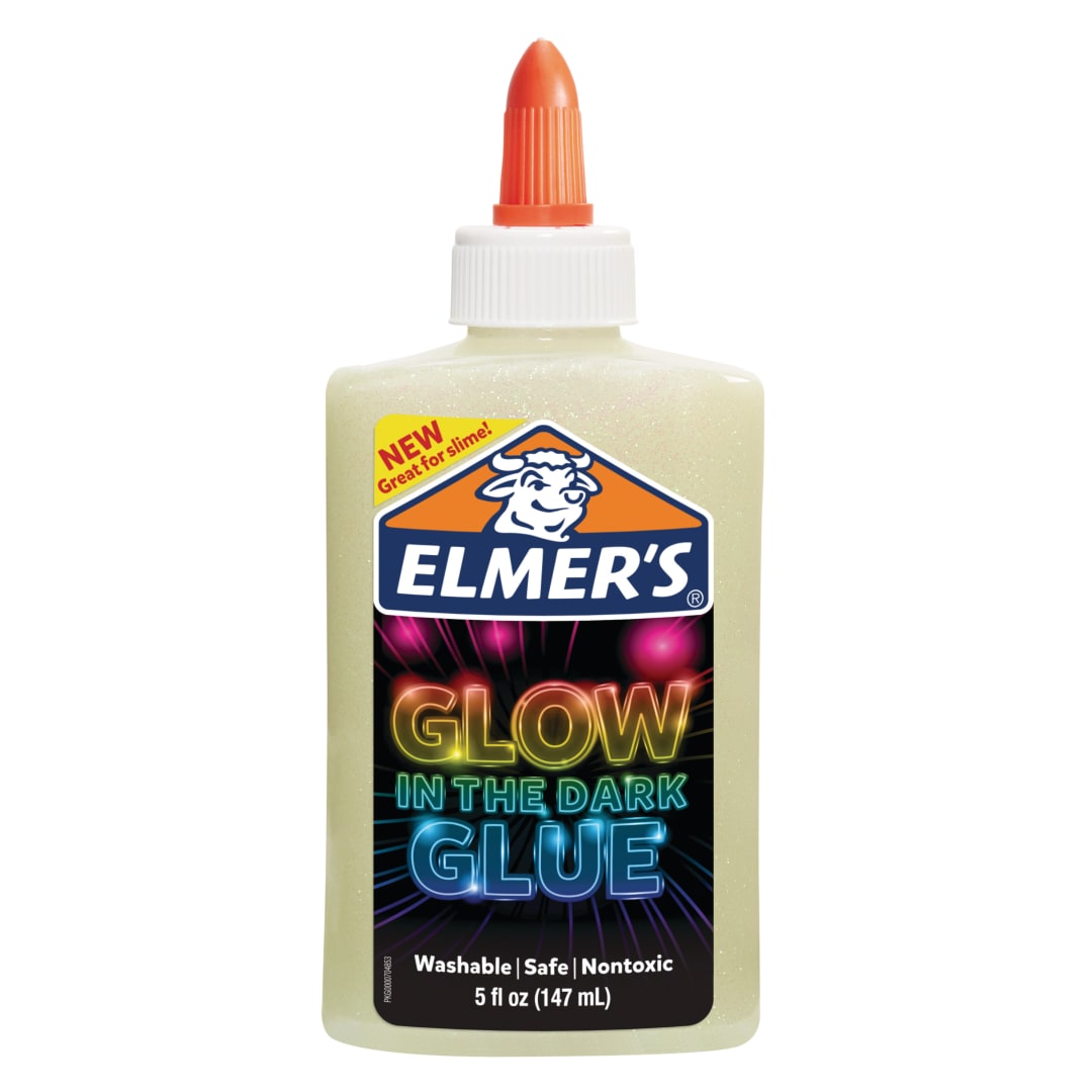 Elmer’s Glow-in-the-Dark Liquid Glue, Washable, Natural, 5 Ounces, Great for Making Slime
