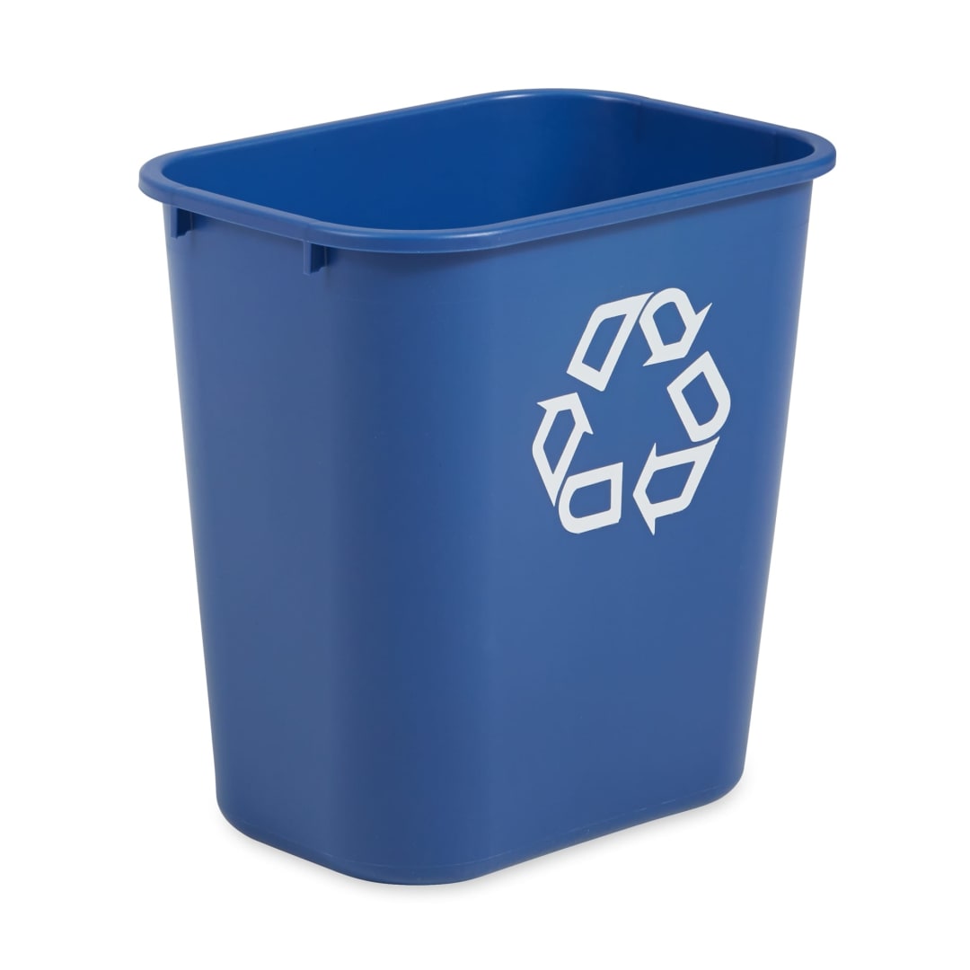 RC UTILITY WASTEBASKET 28QT/27L BLU
