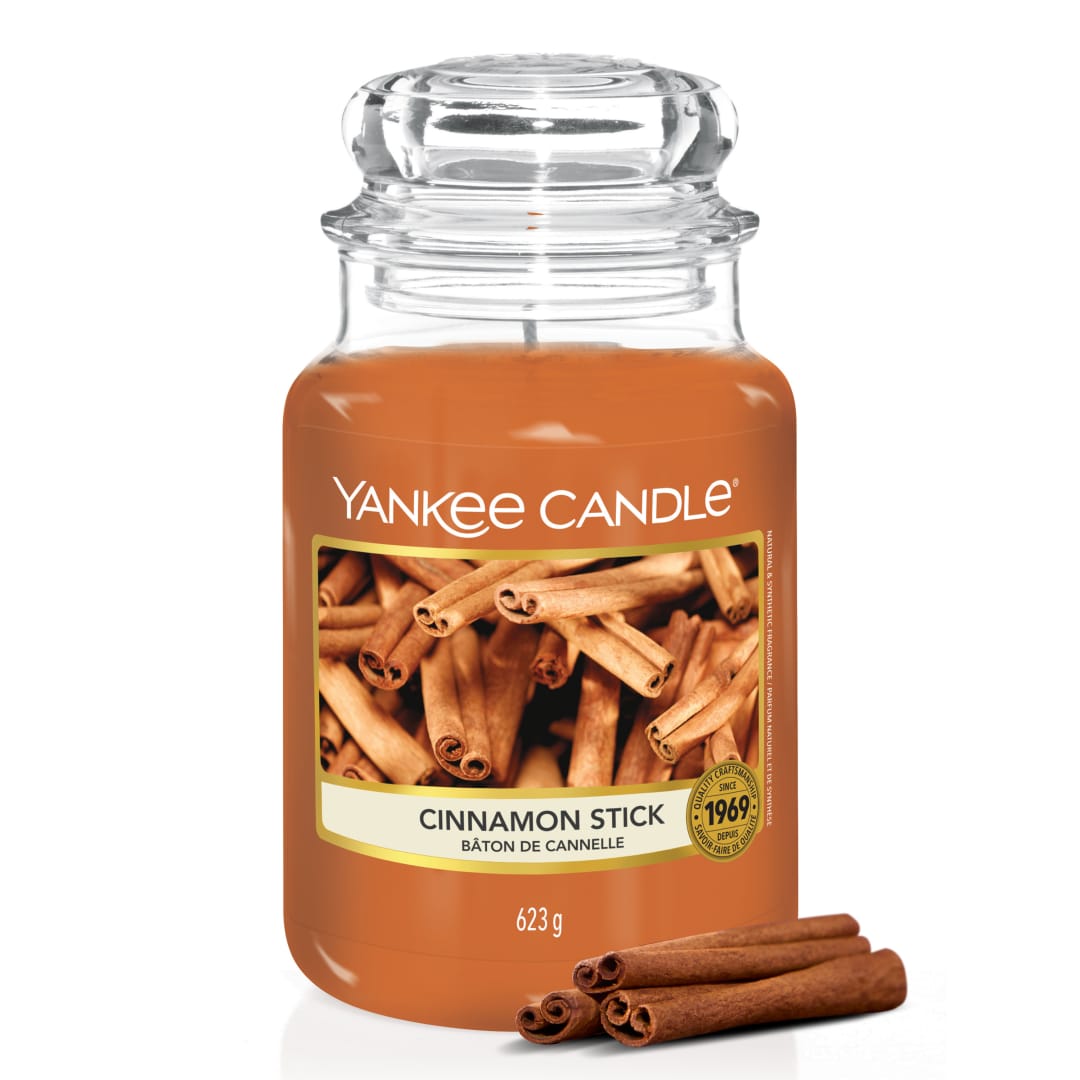 Yankee Candle Vela perfumada | Cinnamon Stick vela en tarro grande | Velas de larga duración: hasta 150 h | Regalo ideal para mujer