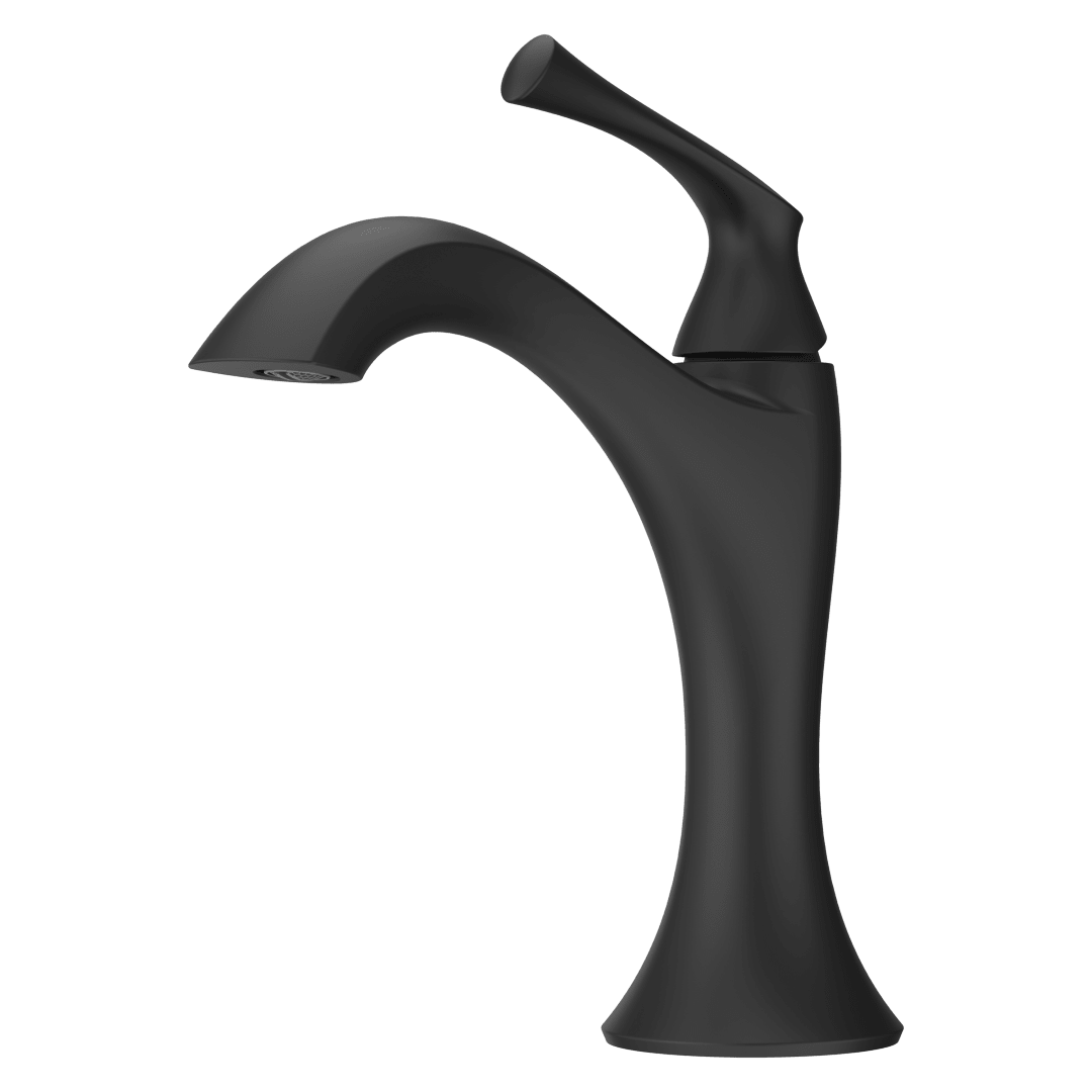 Rhen Single Control 4" Centerset Lavatory Faucet in Matte Black