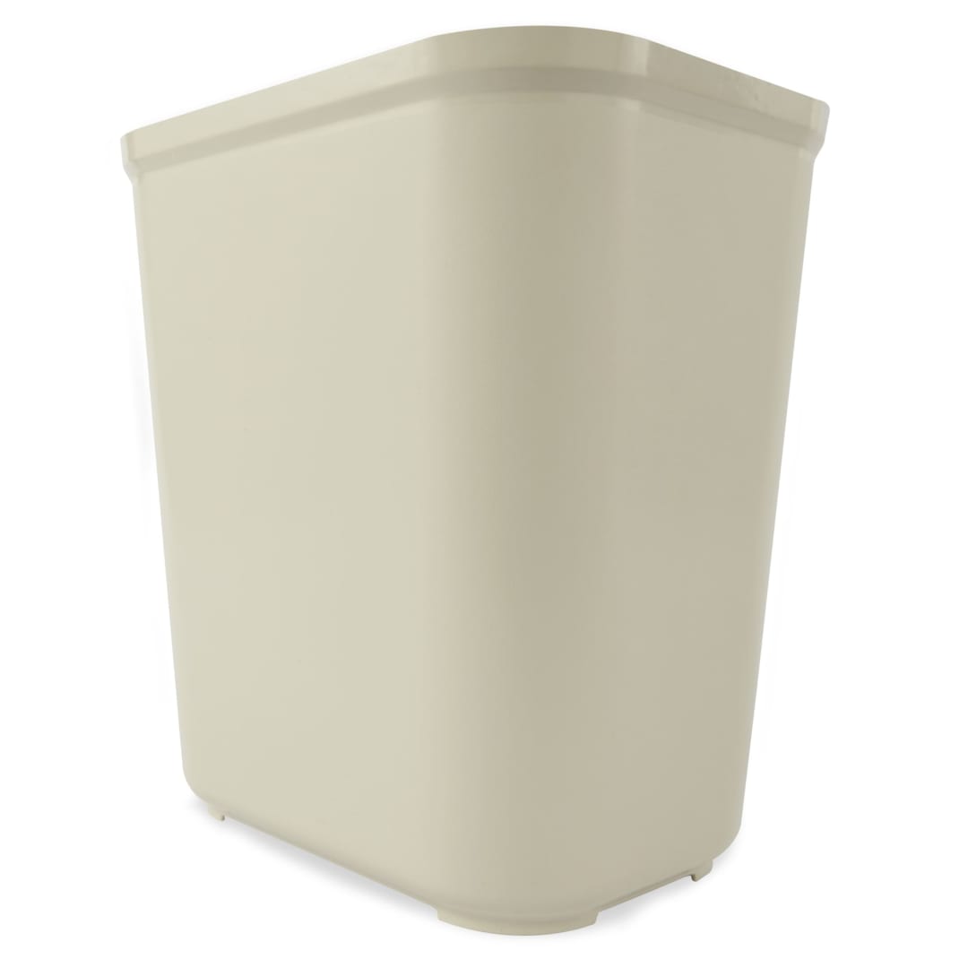 Fire Resistant Wastebasket 28 QT Black
