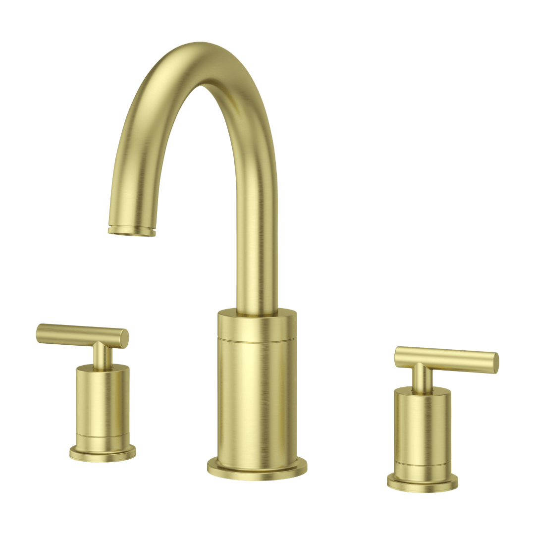 Contempra 2-Handle Roman Tub Trim Handles in Brushed Gold