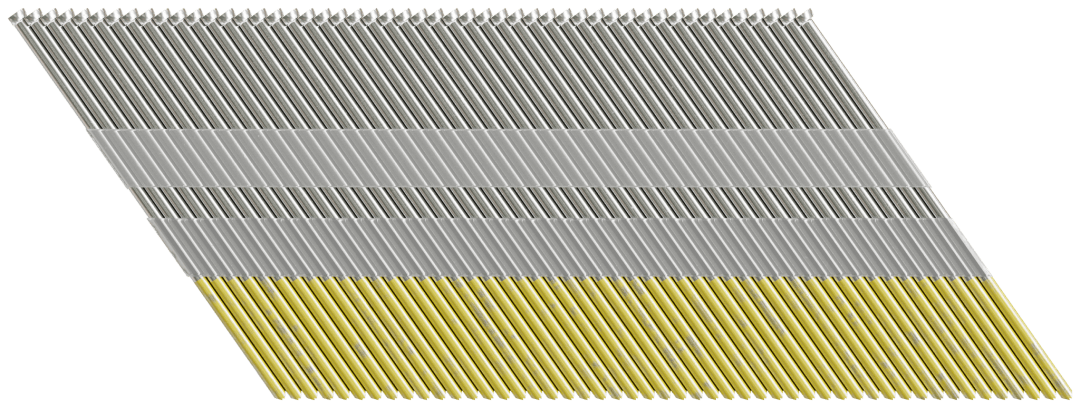 Simpson Strong-Tie S15N250SFB Tape Collation, DA-Style Angle, 15-Gauge Finishing Nail — 2-1/2 in. Type 304 (500-Qty) (Pack of 5)