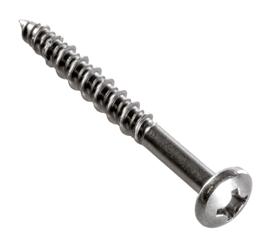 Simpson Strong-Tie T12J200PX-RP6 Marine Screw, Pan Head — #12 x 2 in. #3 Phillips Drive, Type 316 (6-Qty)