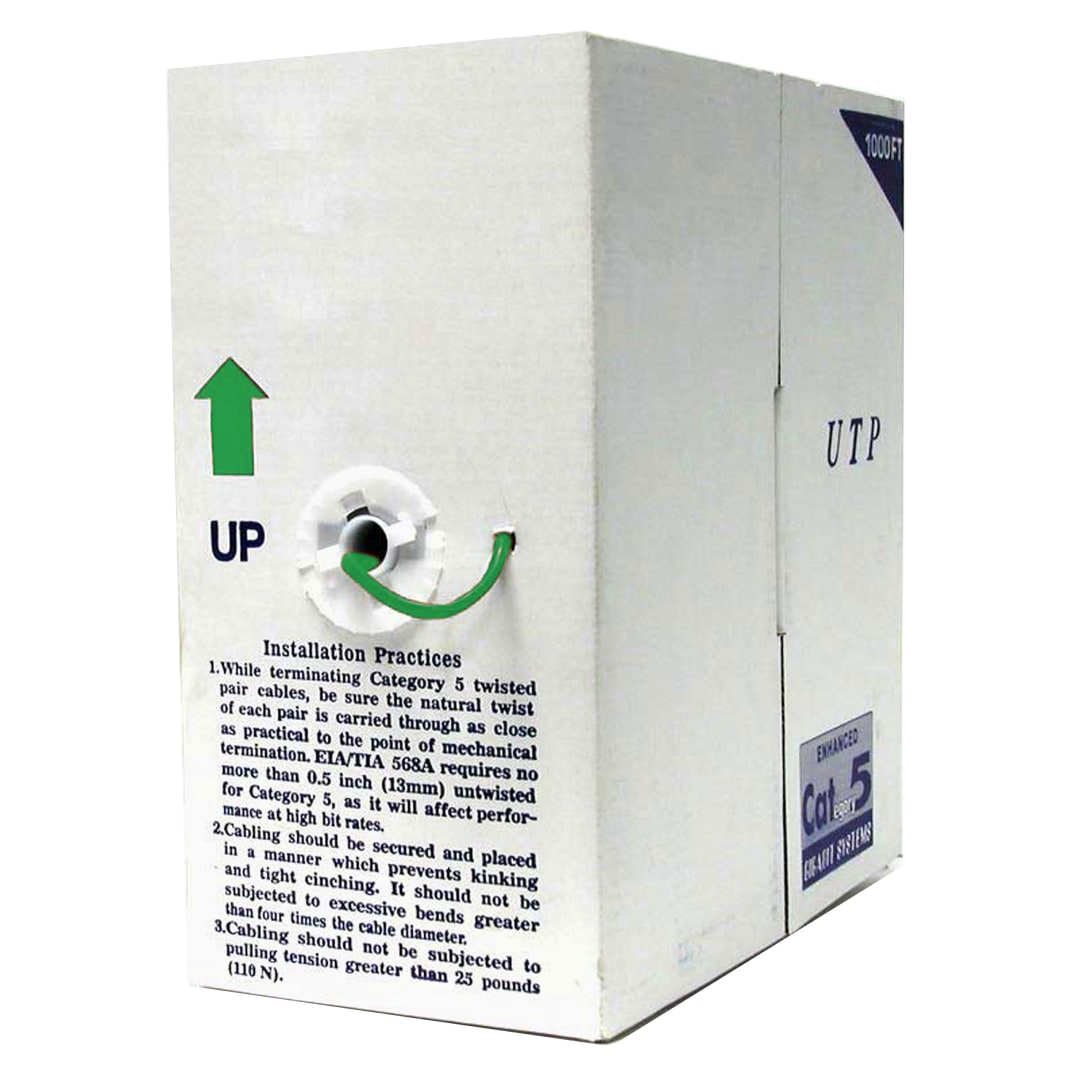 Sold by the Foot Cat 5e Stranded UTP Patch Cable