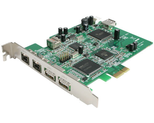 3 Port USB 2.0 and 3 Port Firewire 800 Card