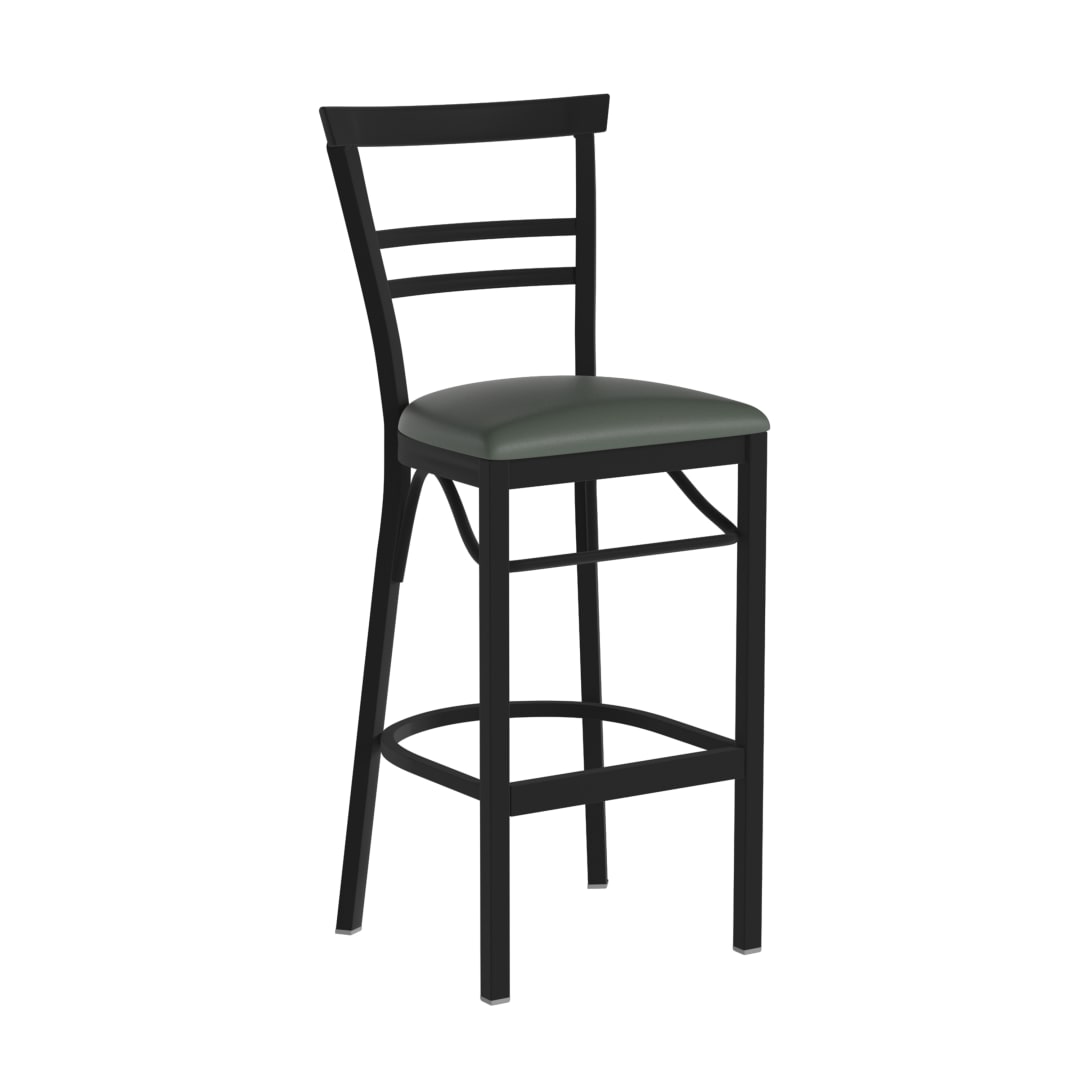 PRODUCT MEASUREMENTS: Overall Size: 17"W x 19"D x 41.75"H; Seat Size: 16.75"W x 16.5"D x 31"H; Back Size: 17"W x 11"H